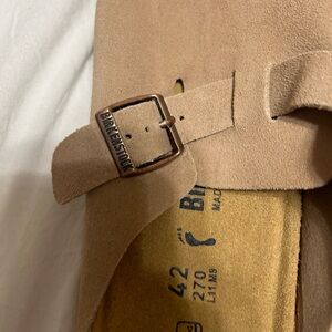 Birkenstock Tan Suede Sandals